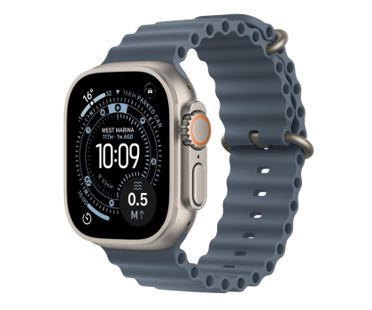 Smartwatch APPLE Watch Ultra 3 Naturalny Tytan/Niebieski Pasek 5G